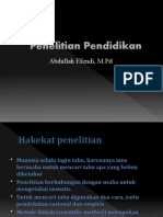 Pertemuan Pertama Penelitian Pendidikan