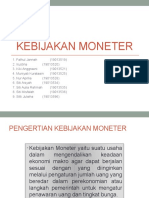 Kebijakan Moneter