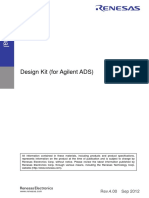 Design Kit (For Agilent ADS) : User's Manual