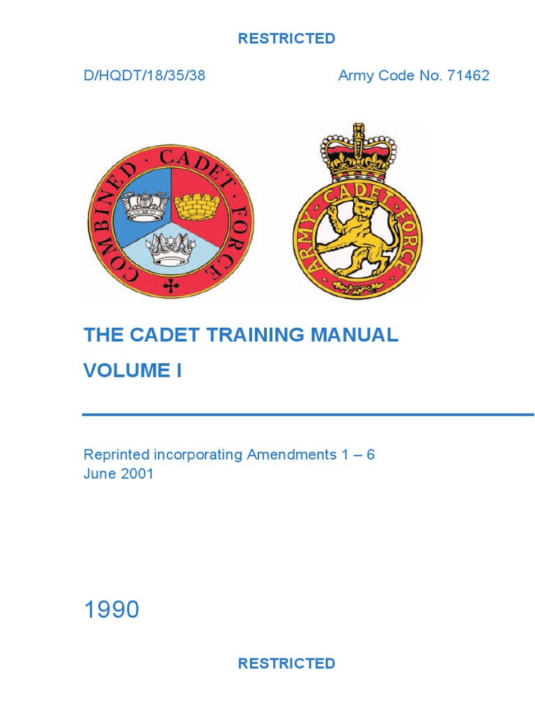 ACF Manual Volume 1 | PDF | Military | Military Science