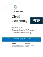 OPTIMASI TOPLOGI JARINGAN DAN PERANGKAT LUNAK CLOUD