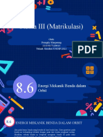 Fisika III (Matrikulasi) : Oleh: Frengky Marpaung 21110117120013 Teknik Geodesi UNDIP 2021