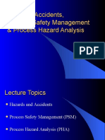 Process Safety Hazards, Accidents, PSM & PHA