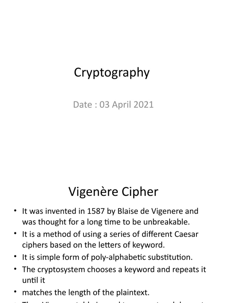 Cryptography Basics for Beginners | PDF | Military Communications ...