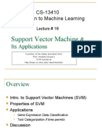 Machine Learning SVM Lecture