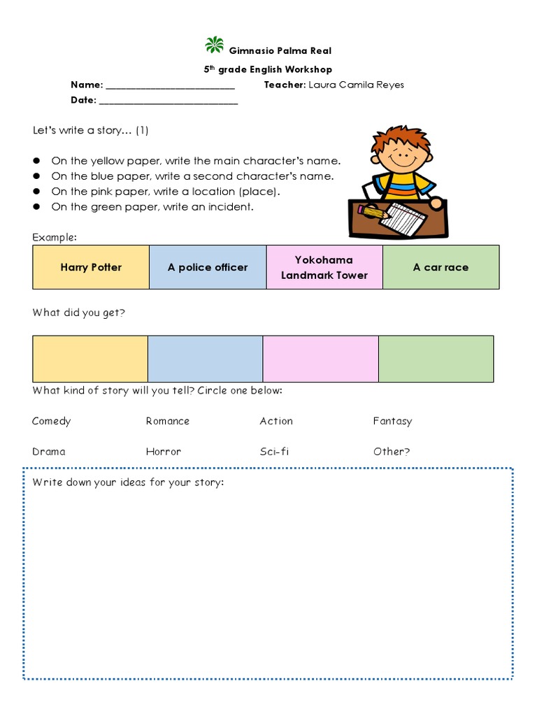 Story Writing with Landmark Tower | PDF