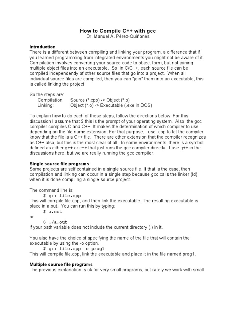 How To Compile | PDF | Computers