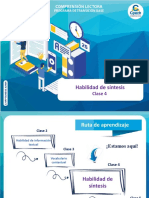 Habilidad de Síntesis: Clase 4