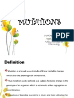 MUTATIONS IN MEDICINAL PLANTS
