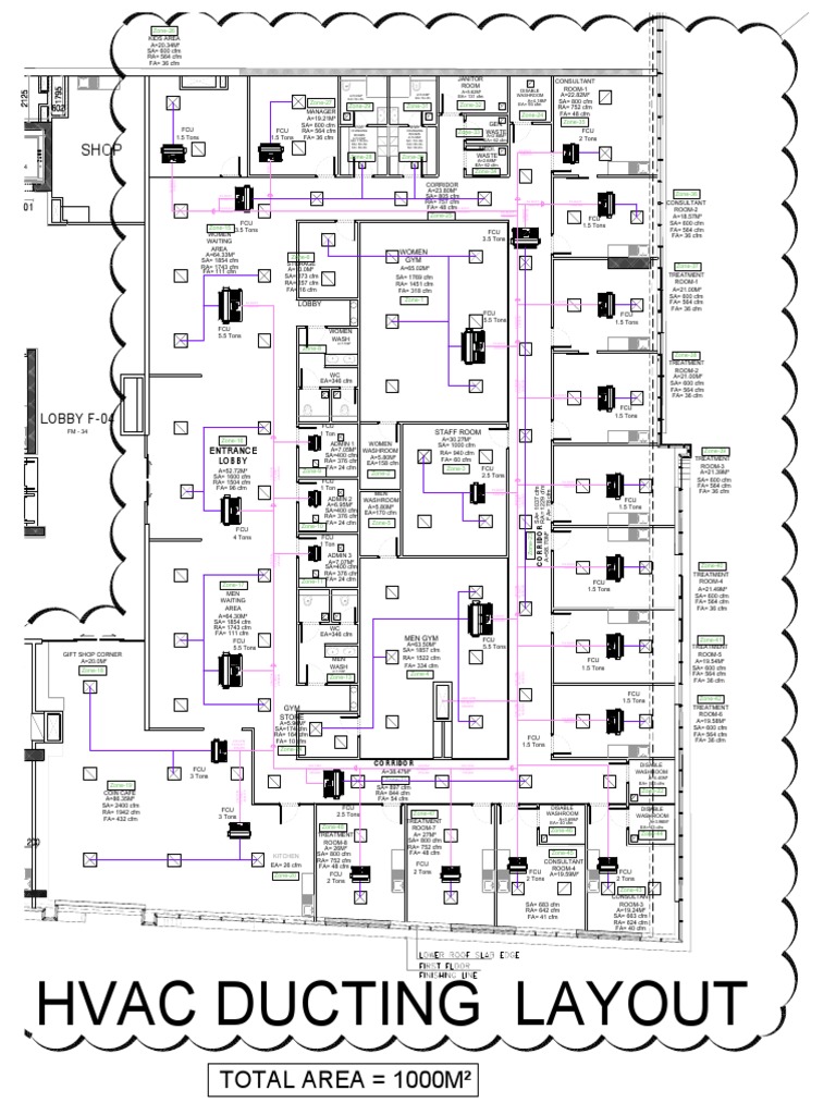 HVAC Ducting Layout PDF