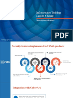 Infrastructure Training Lesson 5 Recap: Security Considerations