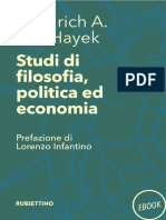 Friedrich a. Von Hayek - Studi Di Filosofia, Politica Ed Economia