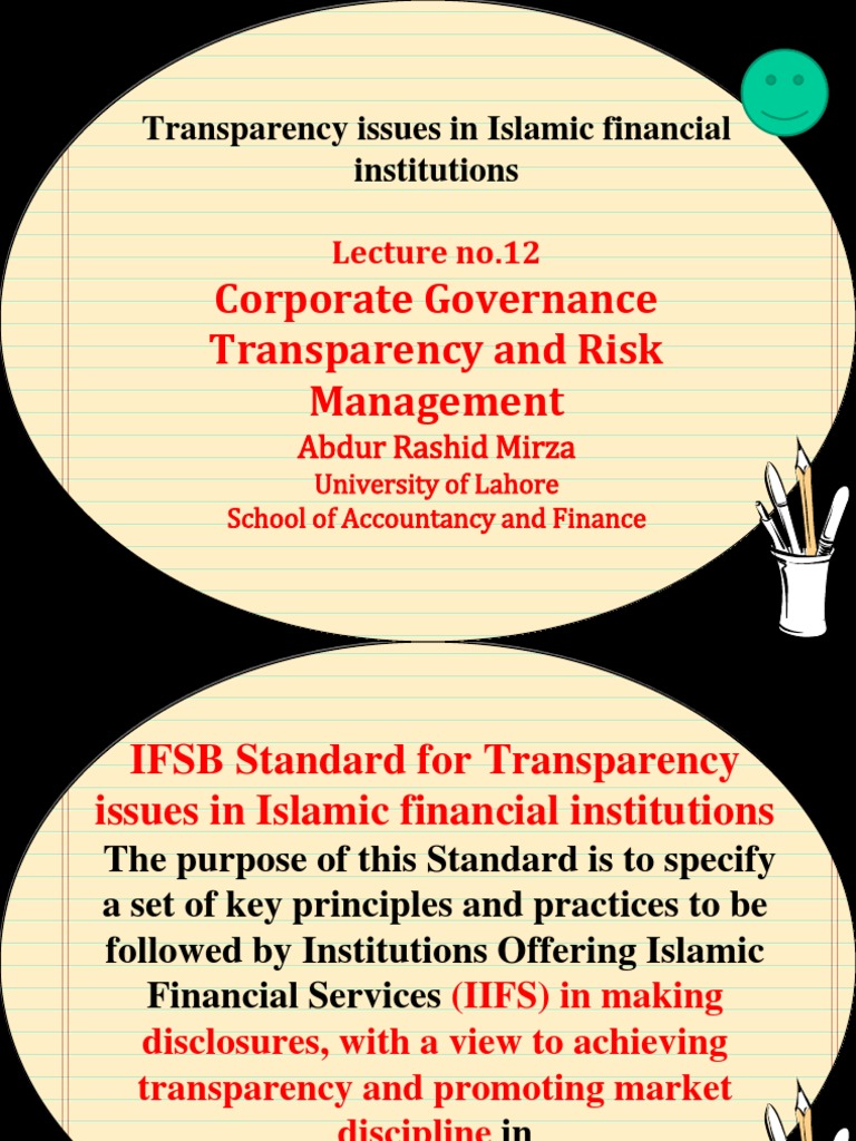 Transparency Standards for IIFS | PDF | Governance | Sharia