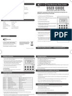 User Guide: 7 Day Electronic Timer Switch