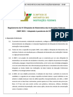 OMIF 2021 - Olimpíada de Matemática Online