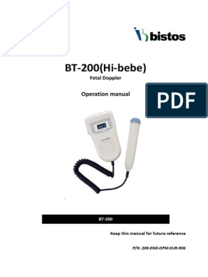 Hi Bebe Bt200 LCD Fetal Doppler