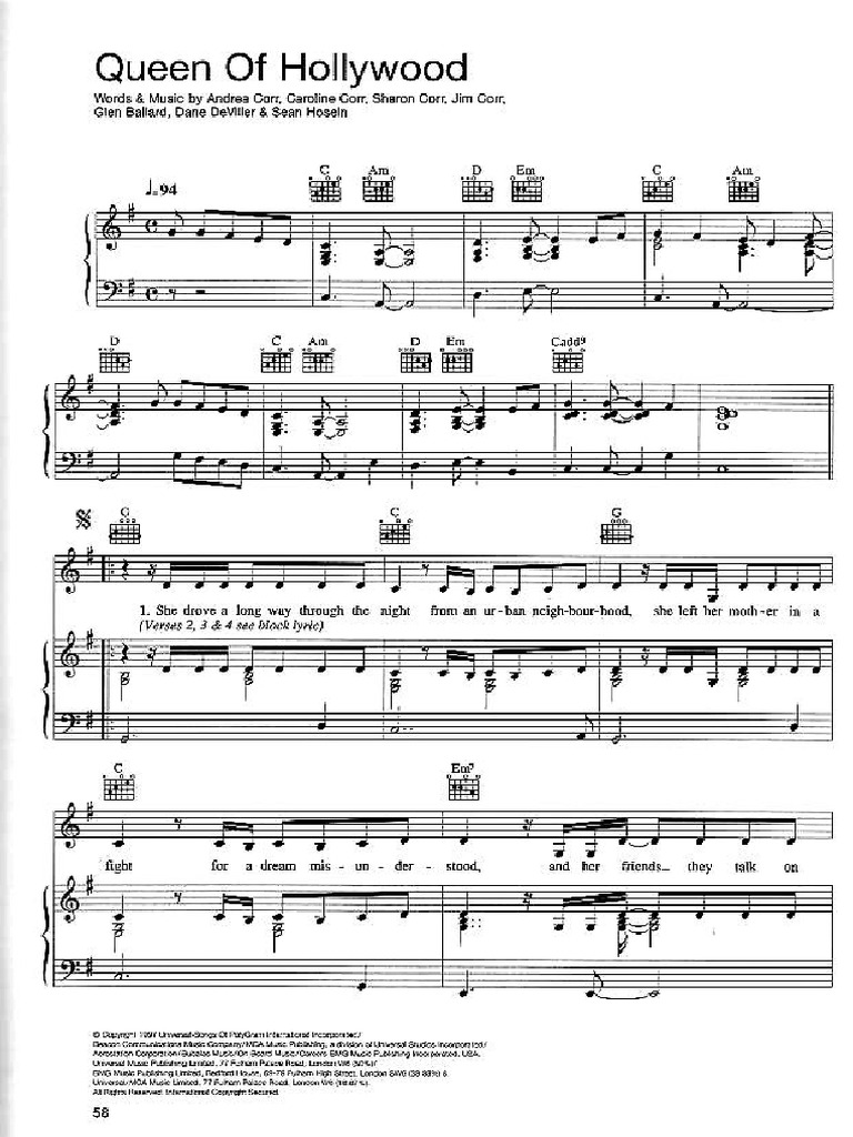 Corrs Queen of Hollywood PDF