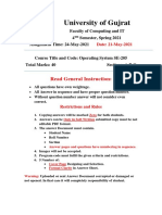 4th Mid-Term exam OS SE-205 Assignment 2 & 3