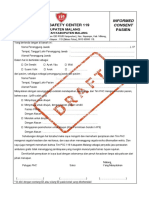 Draft Form Informed Consent