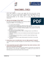 Direct Debit - FAQ's: Uaedds Faq Page 1 of 9