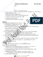 Série D'exercices N°3 - Math - Deplacement - Antideplacement - Bac Mathématiques (2016-2017) MR Aoiaiti Med