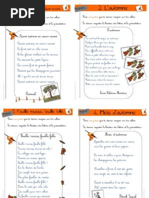 Rallye Copie Automne Pdf Plantes Science