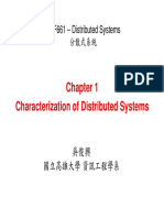 Characterization of Distributed Systems