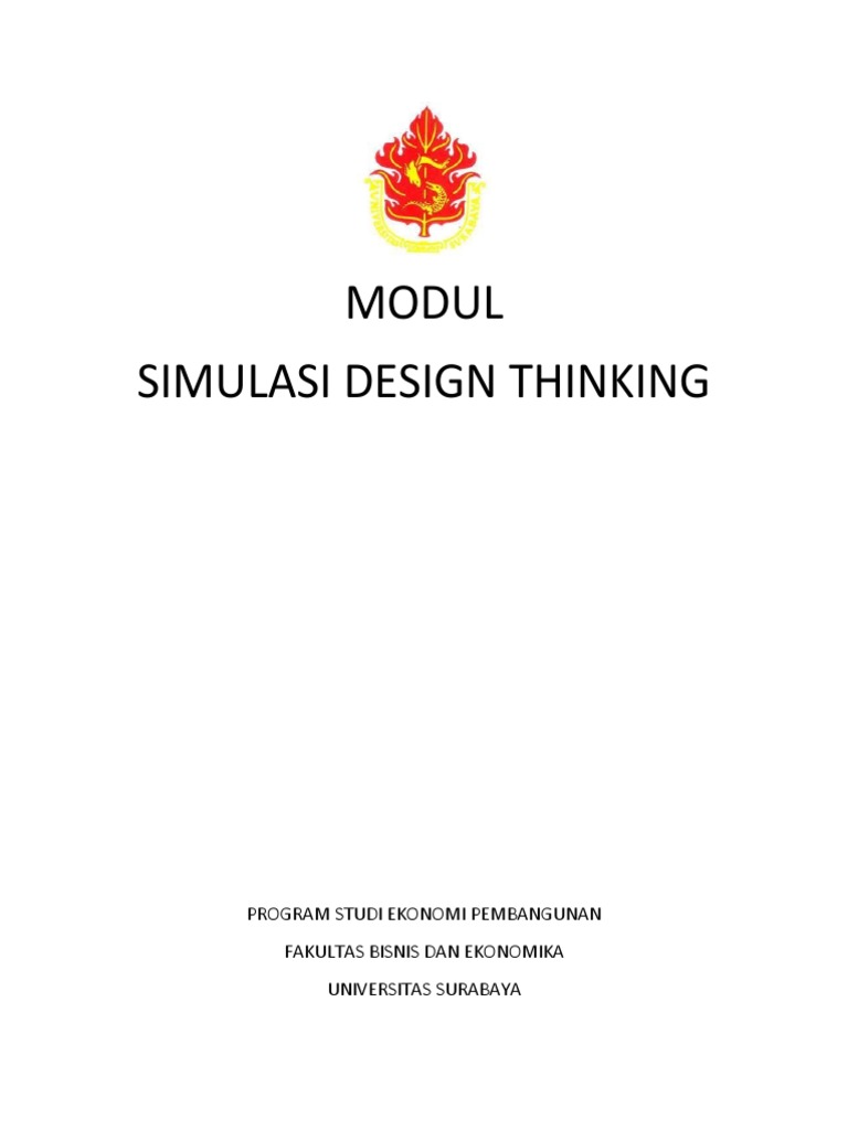 Modul Simulasi Design Thinking | PDF