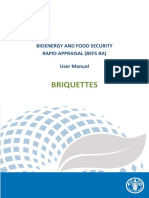 Briquettes: Bioenergy and Food Security Rapid Appraisal (Befs Ra) User Manual