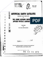 Sartificial Earth Satellites: I The Johns Hopkins University Applied Physics Laboratory I
