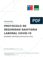 Protocolo Tipo Seguridad Sanitaria Laboral Covid - 19 - v2