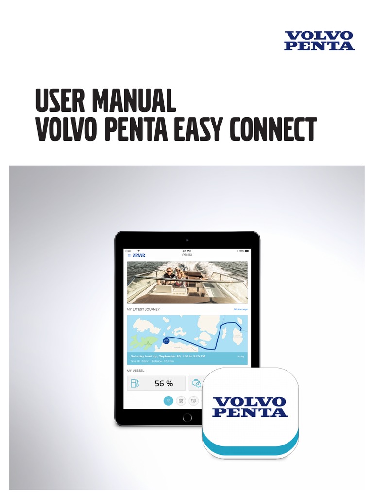 User Manual Volvo Penta Easy Connect PDF Bluetooth Mobile App