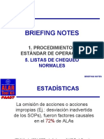 Breafing Notes 5listas de Chequeo Normales