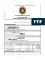 Silabo Economia Internacional 2 (E) (2021-A)