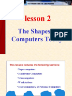 Lesson 2: The Shapes of Computers Today