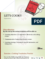Let'S Cook!!: Imperatives