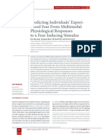 Predicting Individuals' Experienced Fear From Multimodal