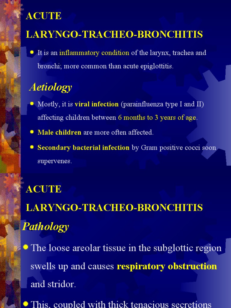 3.acute LaryngoTracheo Bronchitis PDF Larynx Human Voice