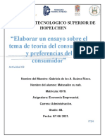 U3 - ADA 02 - Ensayo - Teoria Del Consumidor y Preferecias - Matusalencunah