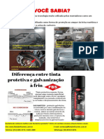 Galvanização protege automóveis de corrosão