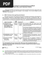 Divorce Application Form for Fiji | PDF | Notary Public | Divorce