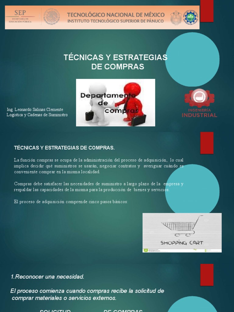 Estrategias y Técnicas de Compras | PDF | Empresas | Calidad (comercial)