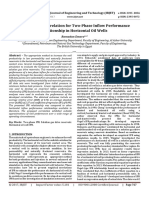 An Empirical Correlation For Two-Phase Inflow Performance Relationship in Horizontal Oil Wells