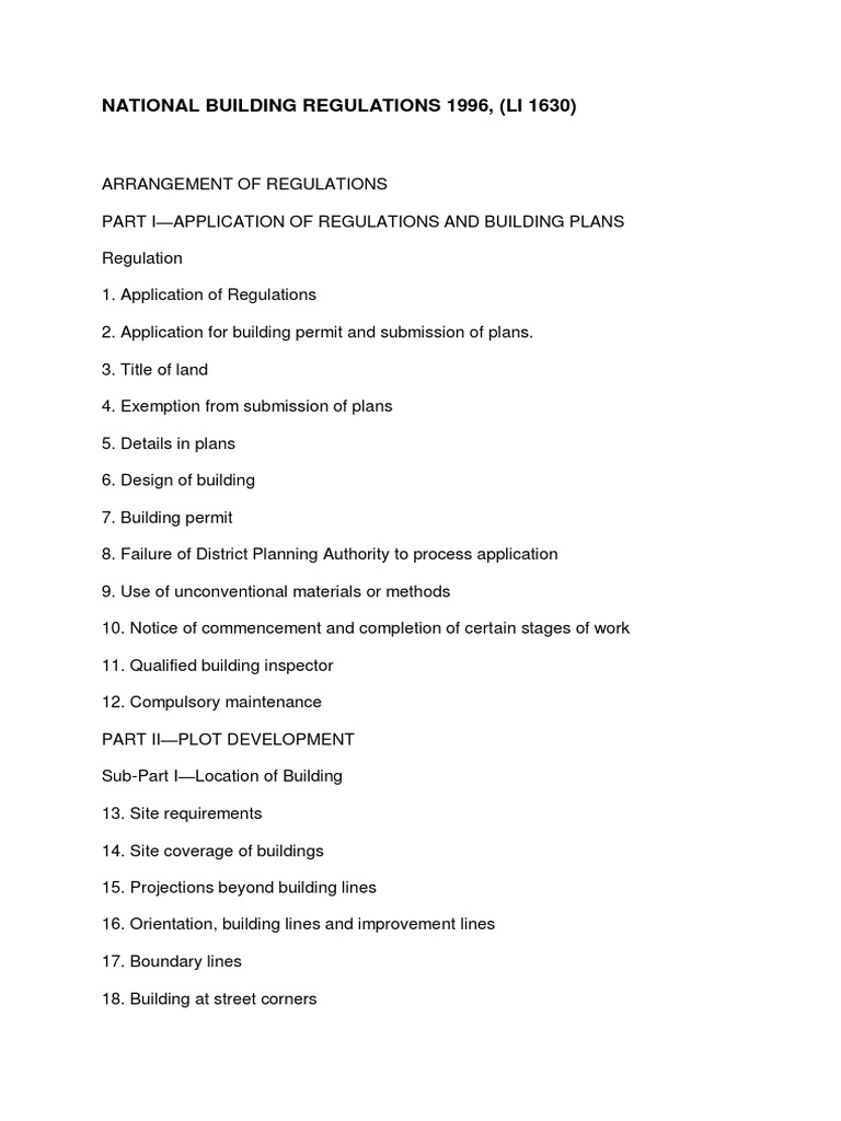 NATIONAL BUILDING REGULATIONS 2019 PDF visual data 5