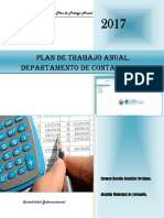 Plan de Trabajo de La Unidad de Contabilidad 2017