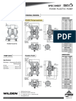 Spec Sheet: Ps400 Plastic Pump 38 MM (1-1/2") Pump Maximum Flow Rate: 458 LPM (121 GPM)