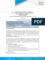 Guía de Actividades y Rúbrica de Evaluación - Tarea 1 - Introducción