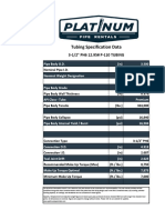 Tubing Specification Data