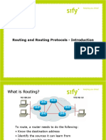 Routing and Routing Protocols - Introduction