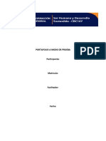 Portafolio A Modo de Prueba Ser Humano y Desarrollo Sostenible